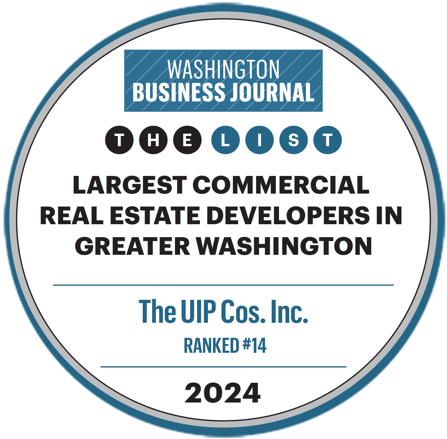LARGEST COMMERCIAL REAL ESTATE DEVELOPERS IN GREATER WASHINGTON
